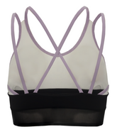Top RokBox Shoulder Press - Branco / Verde - Feminino